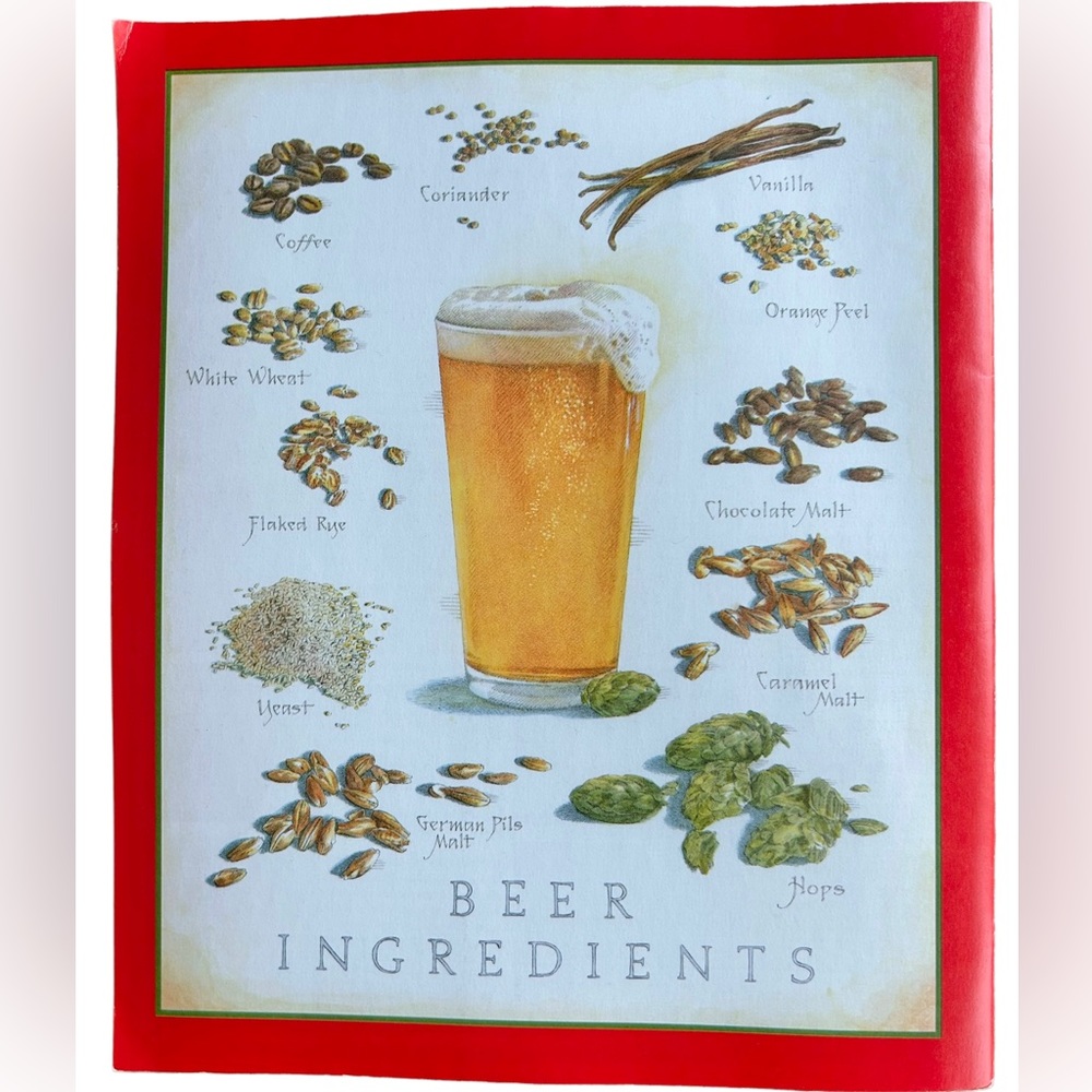 Cooks Illustrated Back Cover Only Kitchen Art by John Burgoyne  Beer Ingredients